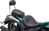 COBRA Detachable Backrest - Chrome - Solo Seat - Scout 502-2211