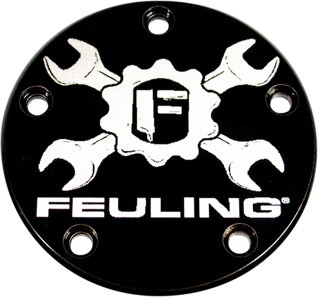 FEULING OIL PUMP CORP. Point Cover - 5 Hole - Black 9124