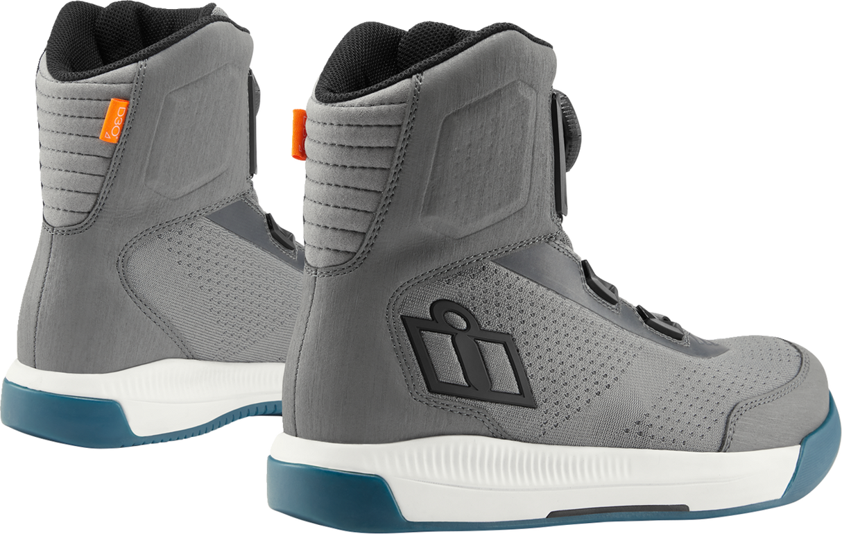 ICON Overlord™ Vented CE Boots - Gray - Size 11 3403-1275