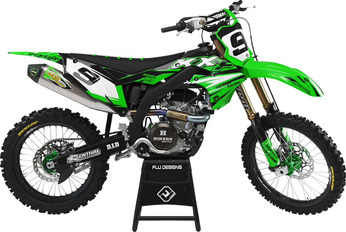 FLU DESIGNS INC. PTS 6 Graphic Kit - KX 85-100 21129