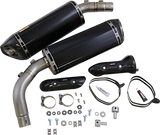 AKRAPOVIC Mufflers - Carbon Fiber YZF-R1 2009-2014 S-Y10SO10-HZC 1811-2981