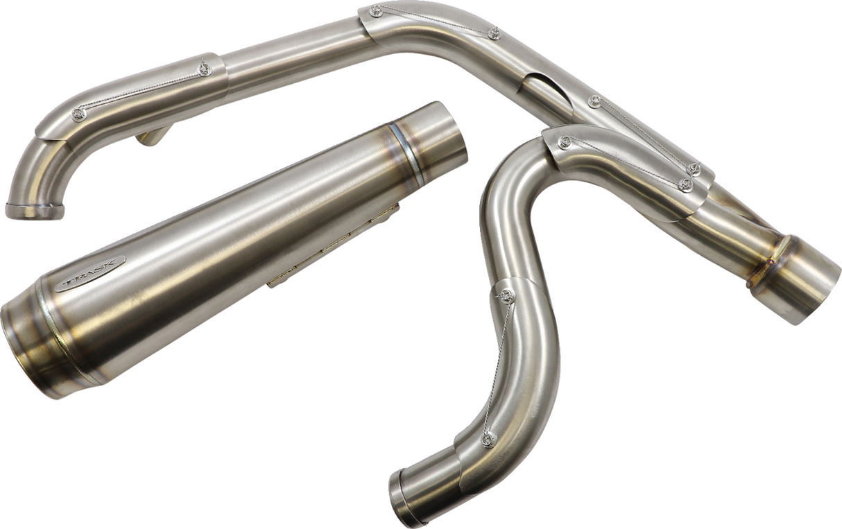 TRASK Assault 2:1 Exhaust - Full Stainless - '91-'05 Dyna TM-5021