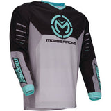 MOOSE RACING Qualifier® Jersey - Gray/Teal - XL 2910-8186