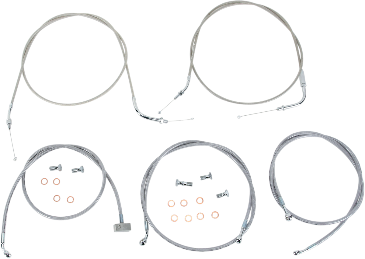 BARON Cable Line Kit - 15" - 17" - Roadliner - Stainless Steel BA-8059KT-16