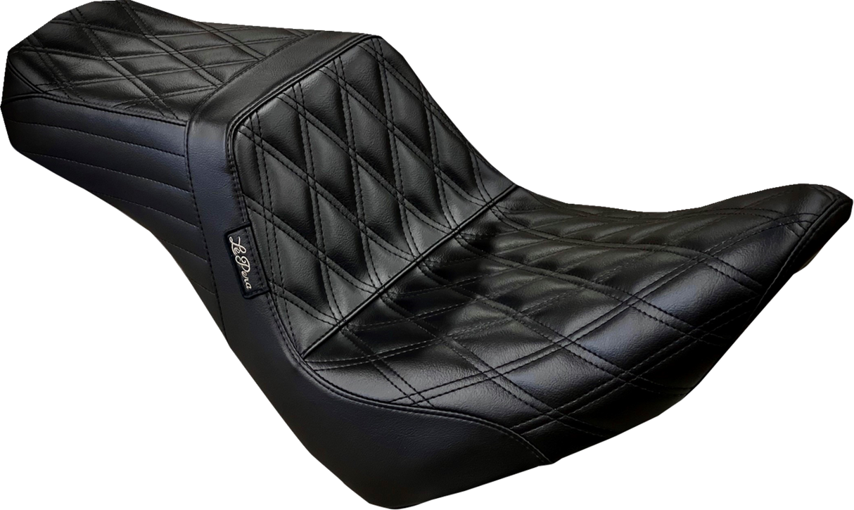 LE PERA Tailwhip Seat - Double Diamond - Black - FXLR/FLSB '18-'22 LYR-580DD