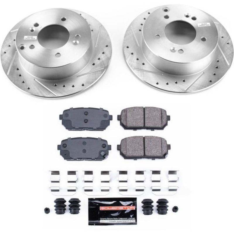 Power Stop 07-10 Kia Rondo Rear Z23 Evolution Sport Brake Kit