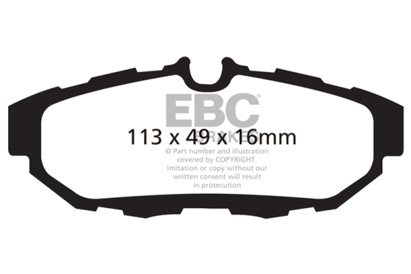 EBC 10-14 Ford Mustang 5.0 Bluestuff Rear Brake Pads DP51870NDX