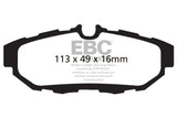 EBC 10-14 Ford Mustang 3.7 Yellowstuff Rear Brake Pads DP41870R