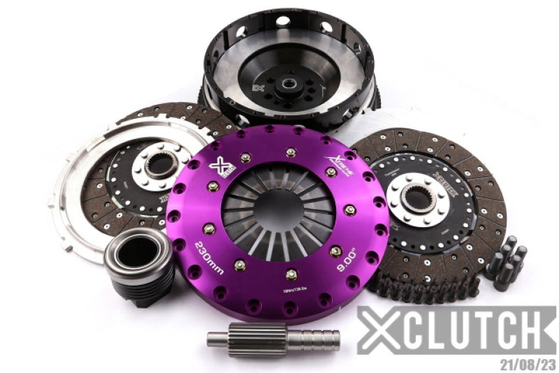 XClutch 15-18 BMW M3 Base 3.0L 9in Twin Solid Organic Clutch Kit XKBM23560-2G