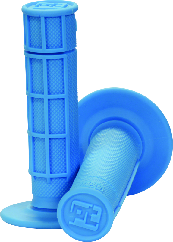 ProTaper 1/2 Waffle Grips - Neon Blue 24038