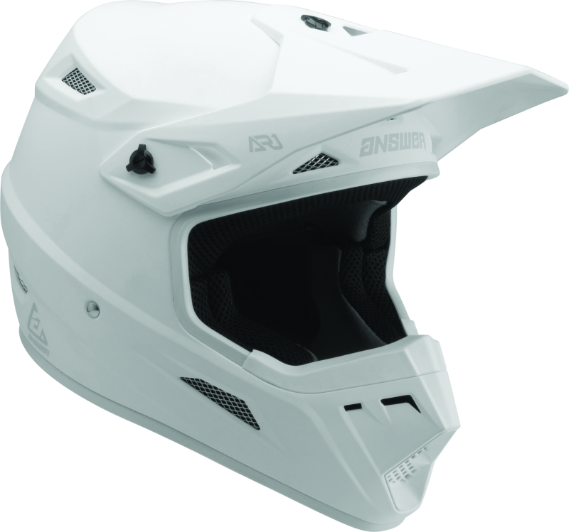 Answer AR1 Solid Helmet White Youth - Medium 446365