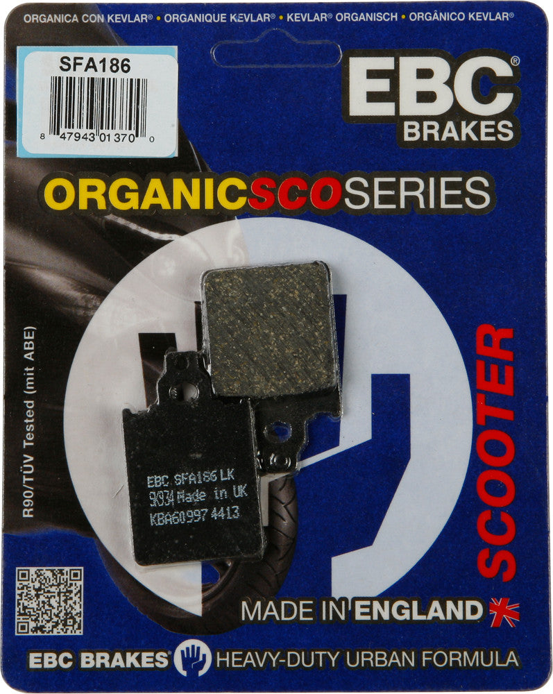 EBC Brake Pads Sfa186 Organic SFA186