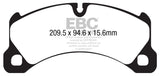 EBC 10+ Porsche Cayenne 3.6 Yellowstuff Front Brake Pads DP42162R