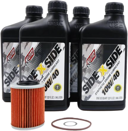 KLOTZSide X Side Oil Change Kit 10w40 With Oil Filter Can-AmKU-104