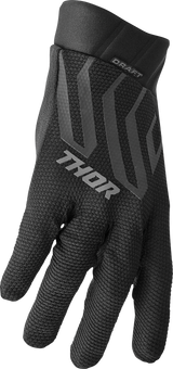 THOR Draft Gloves - Black/Charcoal - 2XL 3330-6805