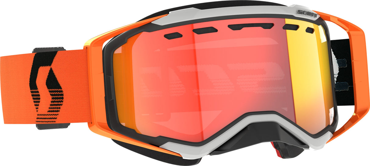 SCOTT Prospect Snwcrss Ls Goggle Grey/Orange Red Chrome 278603-1294341