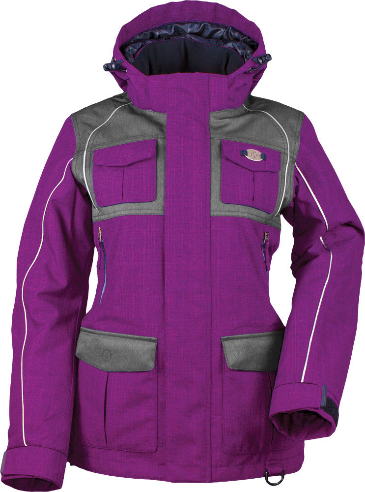 DSG Arctic Appeal Jacket Deep Berry Charcoal S 35291