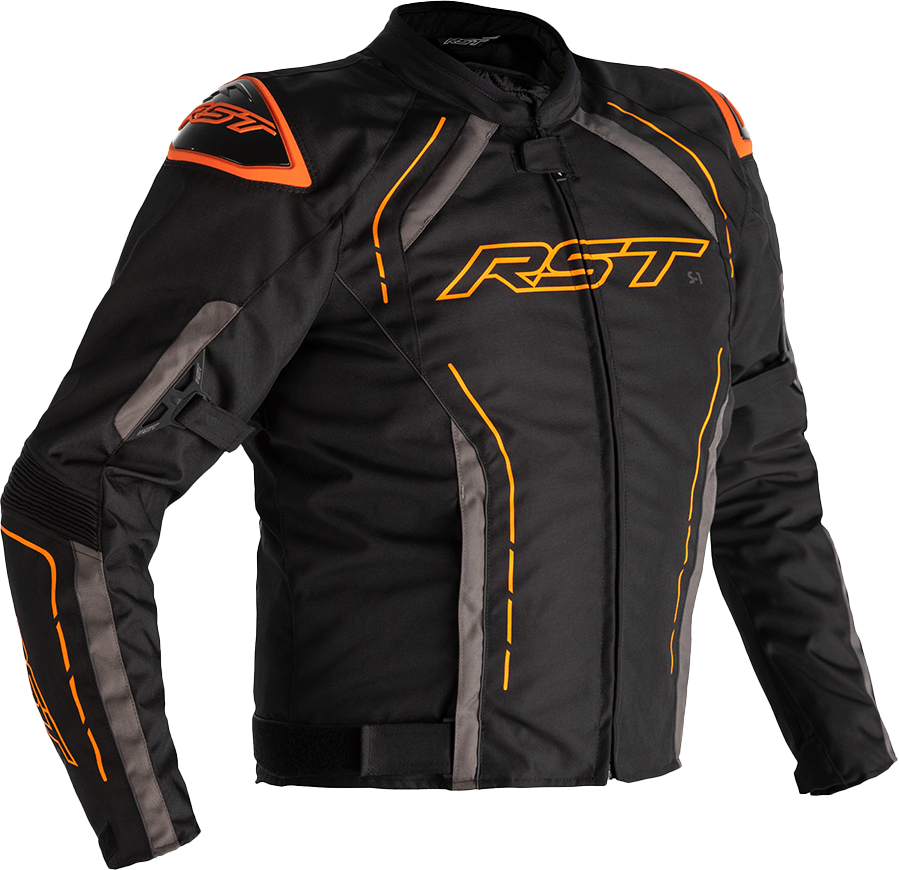 RST S1 Ce Jacket Blk/Gry/Neon Org Textile Xl 102559ORG-46
