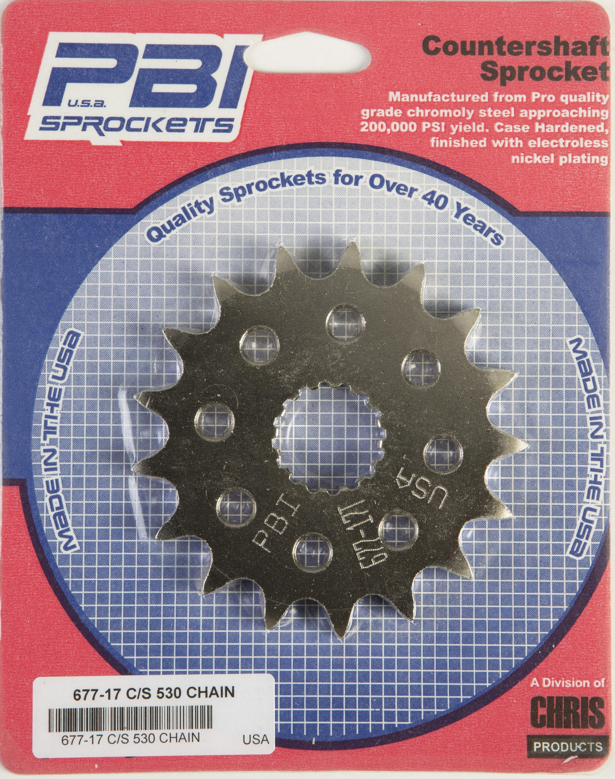 PBIFront Cs Sprocket Steel 17t-530 Suz677-17