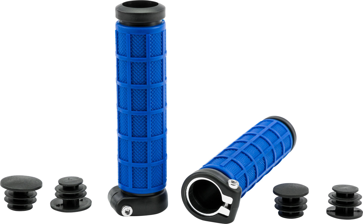 FIRE POWER Grip-Lock Grips Blue/Black 1120732