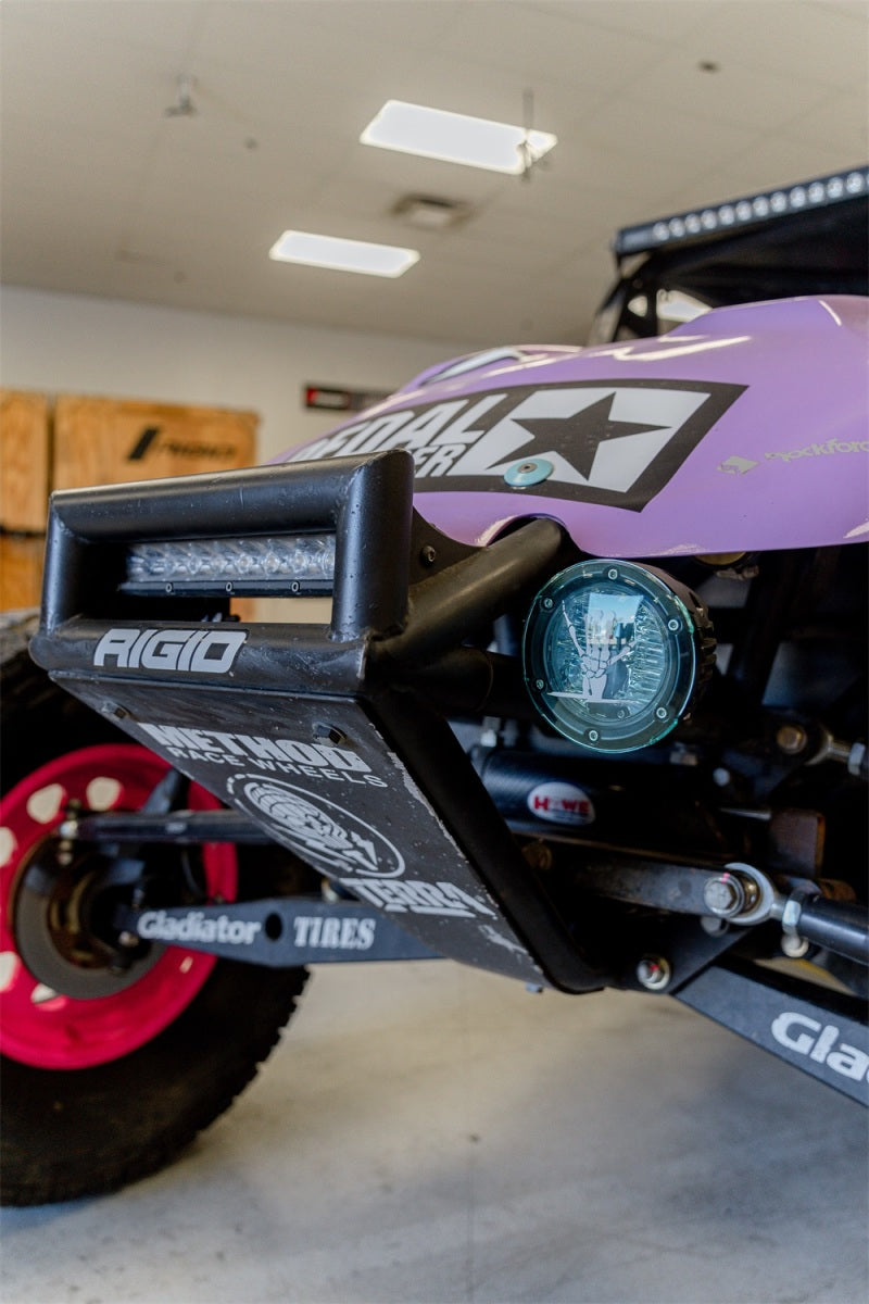 Rigid Industries x SHREDDY 360-Series 6in Lights w/Wt Bcklght (2) + 6 Covers (2 Pink/2 Teal/2 Blk) 36204-SHREDDY