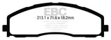 EBC 13+ Ford F250 (inc Super Duty) 6.2 (2WD) Greenstuff Front Brake Pads DP63015