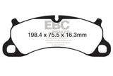 EBC 12-15 Porsche 911 (991) (Cast Iron Rotor only) 3.8 Carrera S Redstuff Front Brake Pads DP32144C