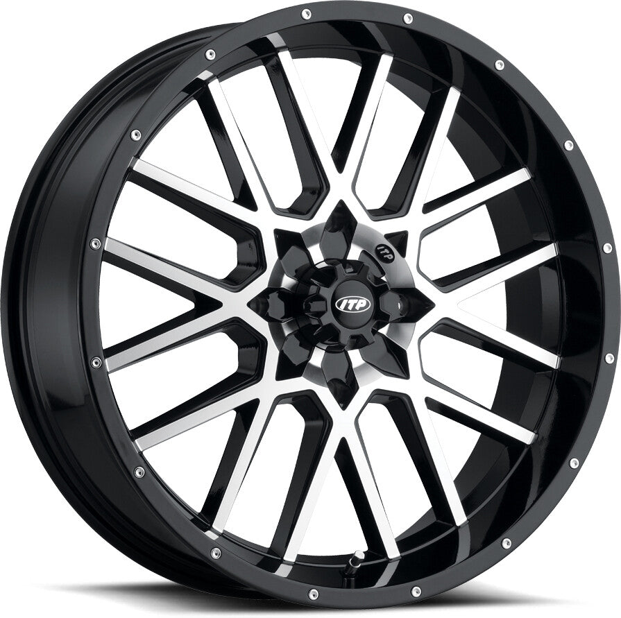 ITP Hurricane Black/Machined 20x6.5 4/137 4 + 2.5 (+10mm) 2022517546B