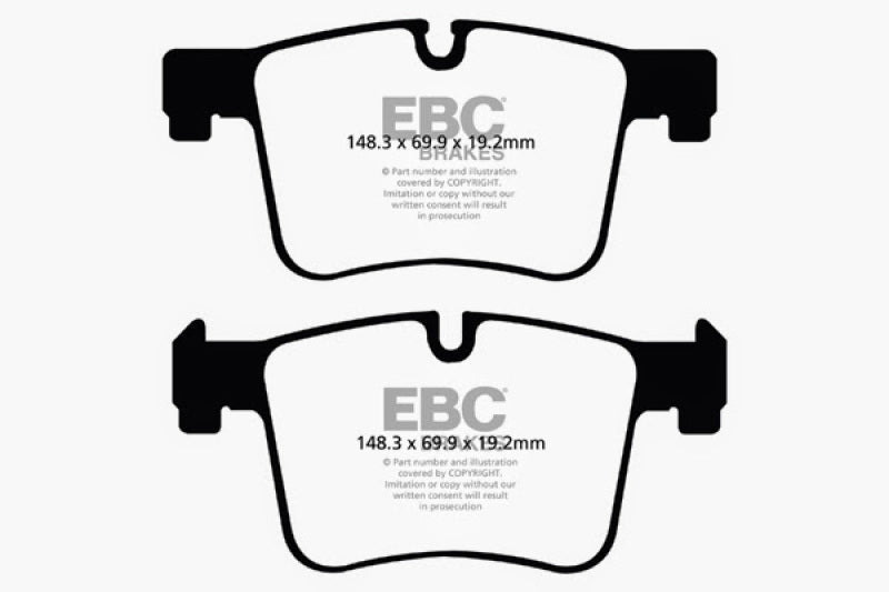 EBC 11+ BMW X3 2.0 Turbo (F25) Redstuff Front Brake Pads DP32105C