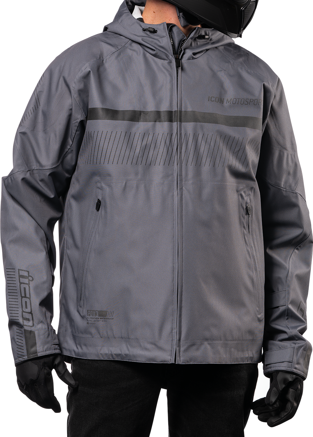 ICON PDX3™ Jacket - Gray - Small 2820-5815