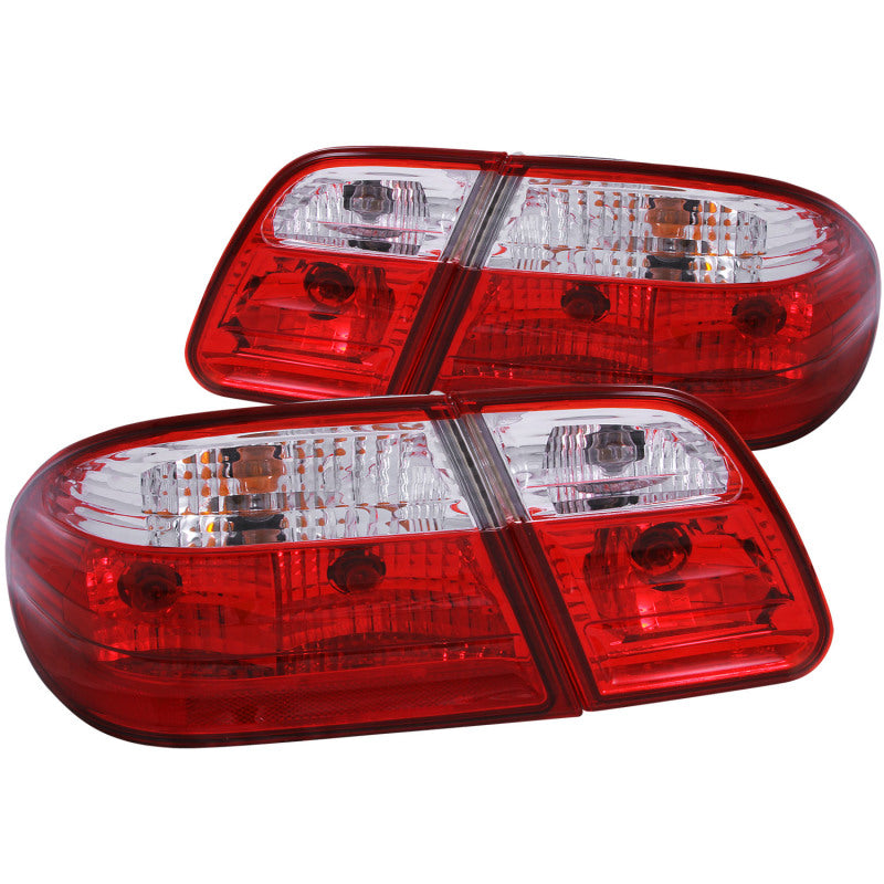 ANZO 1996-2002 Mercedes Benz E Class W210 Taillights Red/Clear G2 221162