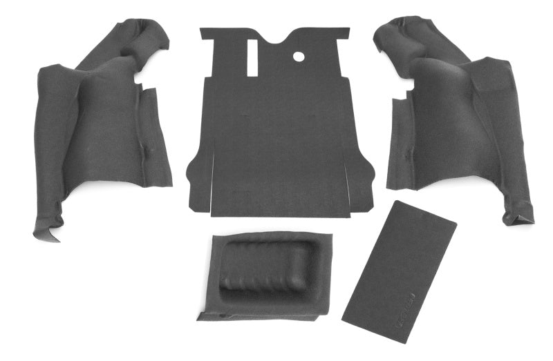 BedRug 07-10 Jeep JK 2Dr Rear 5pc BedTred Cargo Kit (Incl Tailgate & Tub Liner) BTJK07R2