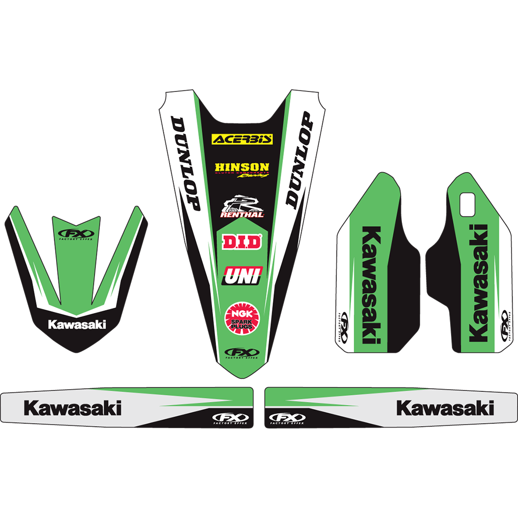 FACTORY EFFEX Trim Kit Graphic - Kawasaki 19-50114