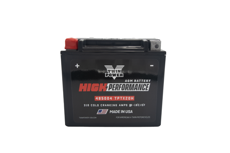 Twin Power YTX-20H High Performance Battery Replaces H-D 65991-82B Made in USA 485004