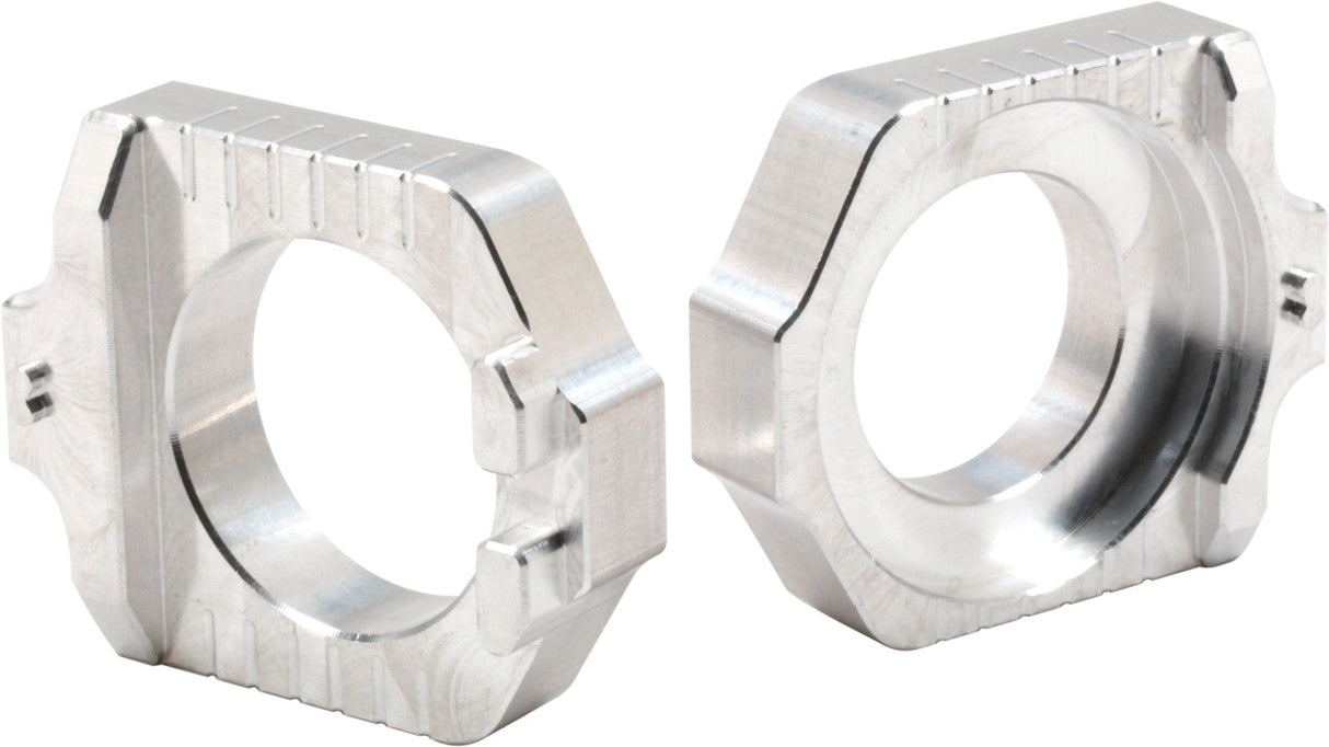 WORKS Axle Blocks Elite Ktm/Hus Silver 17-315