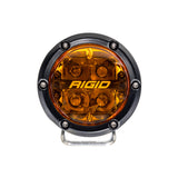 Rigid Industries 360-Series 4in Fog w/ Amber PRO Lens - White (Pair) 36123