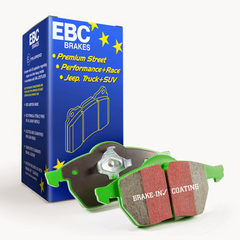 EBC 06-08 Toyota RAV 4 2.4 (3rd Row Seats) Greenstuff Front Brake Pads DP61792