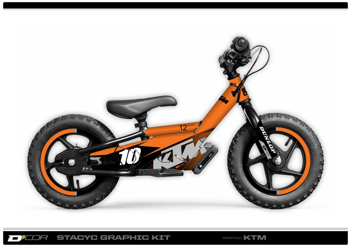 D-COR Graphic Kit Stacyc Ktm Graphic Kit Stacyc 12" & 16" 10-80-205