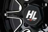 HIGH LIFTER Wheel - HL4 - Front/Rear - Gloss Black w/Machined - 14x7 - 4/110 - 4+3 (+10 mm) 14HL04-1110