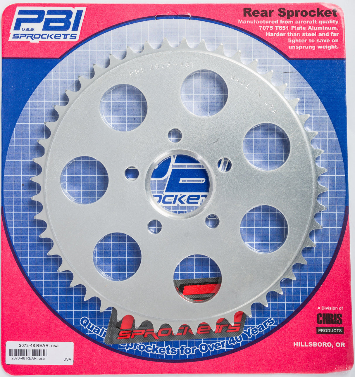 PBIRear Sprocket Aluminum 48t-530 Hd2073-48-HD