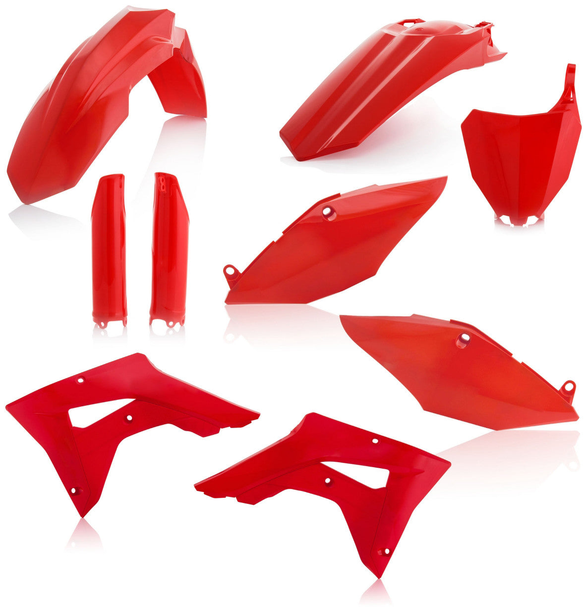 ACERBIS Full Plastic Kit Red 2645470227