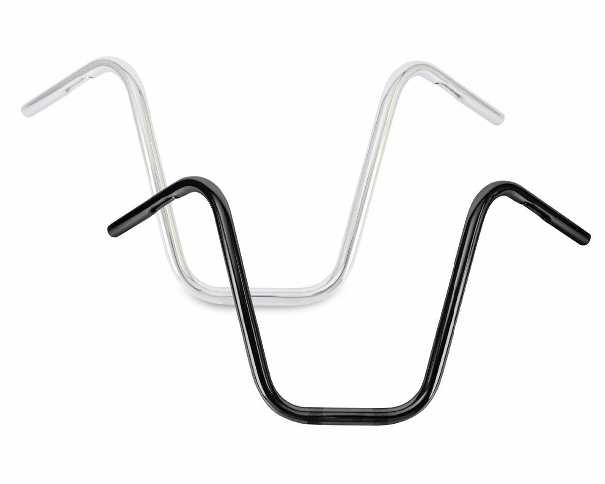 BURLY BRAND Narrow 14" Apehangers 1" Black B28-337