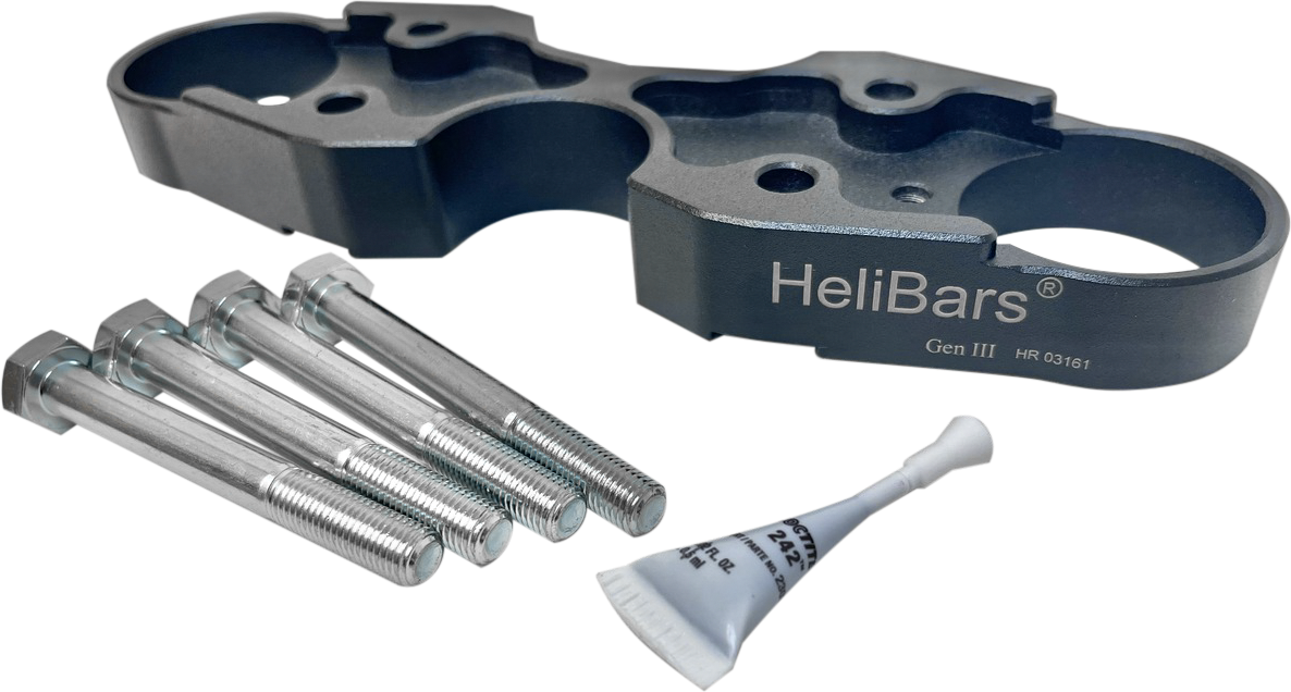 HELIBARS Handlebar Risers Black Suz HR03161