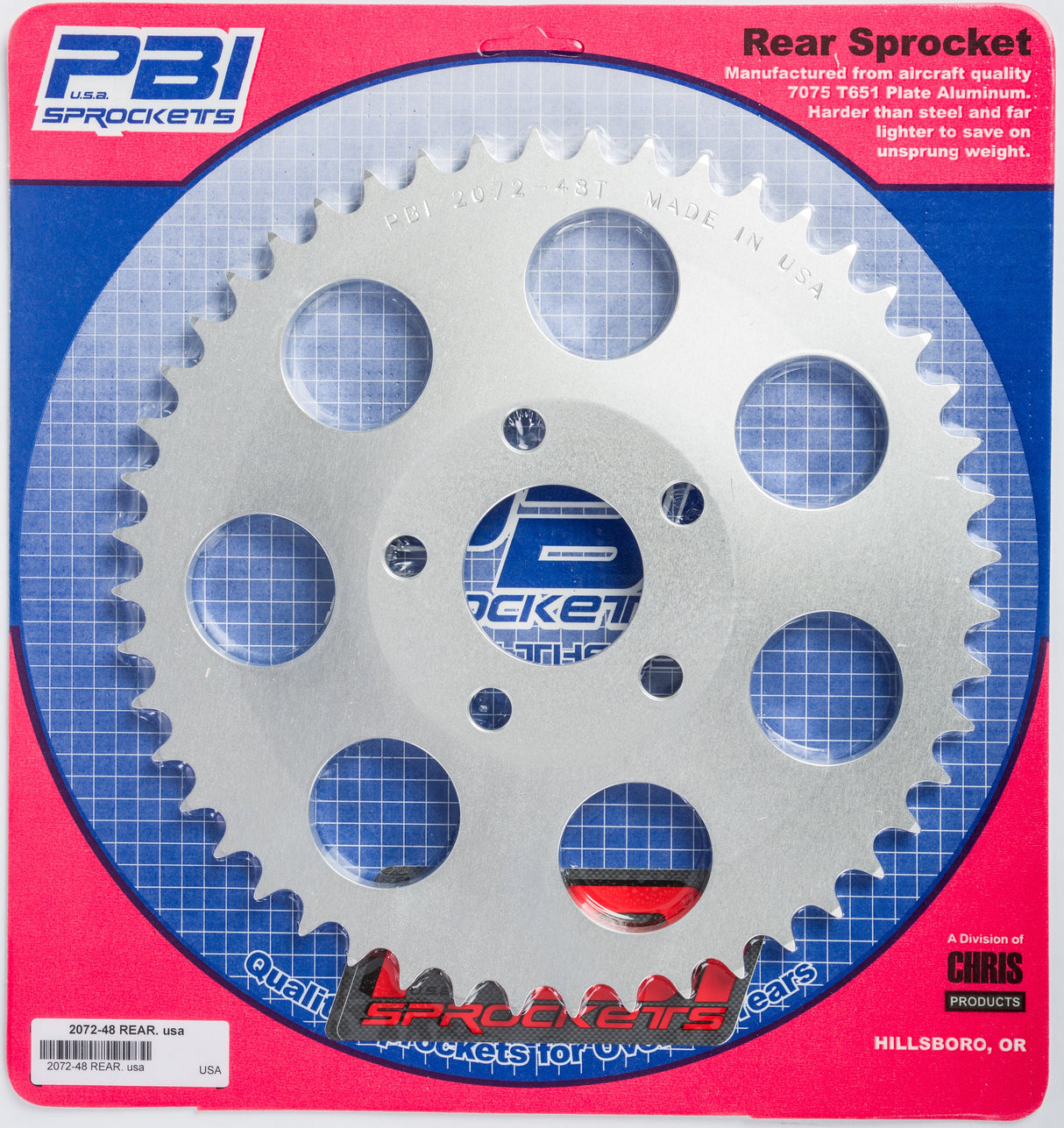 PBIRear Sprocket Aluminum 48t-530 Hd2072-48-HD