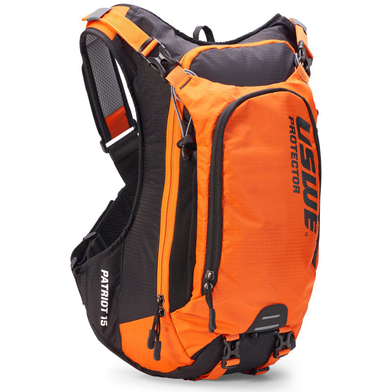 USWE Patriot MTB Protector Pack 15L - Orange/Black 2150715