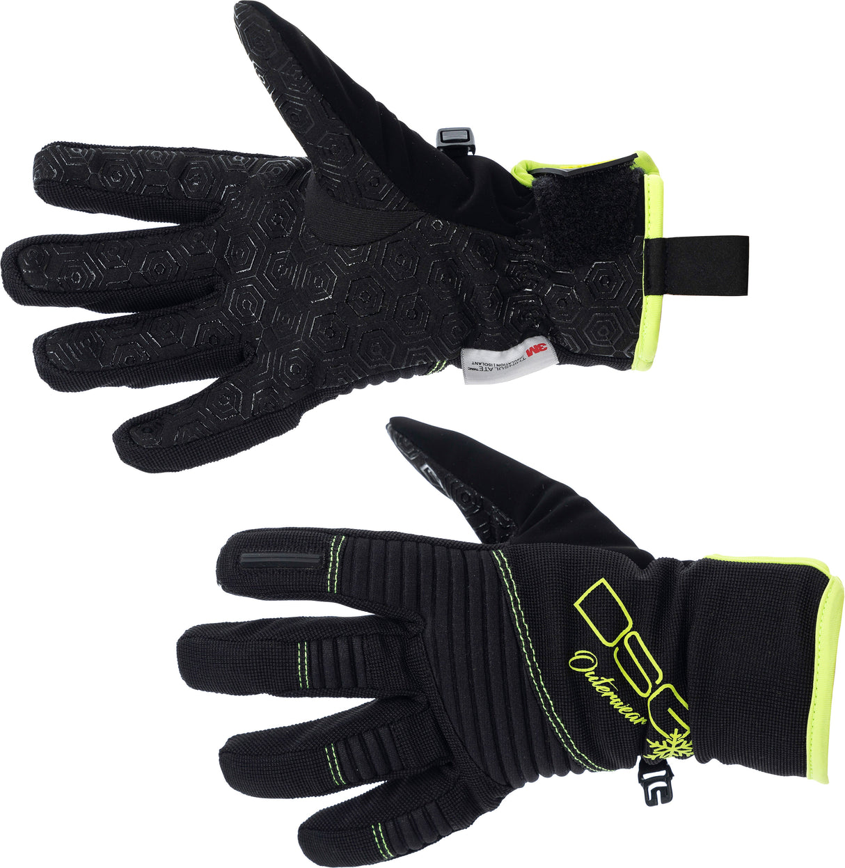 DSG Versa Style Glove Neon Lemon Lg 525782