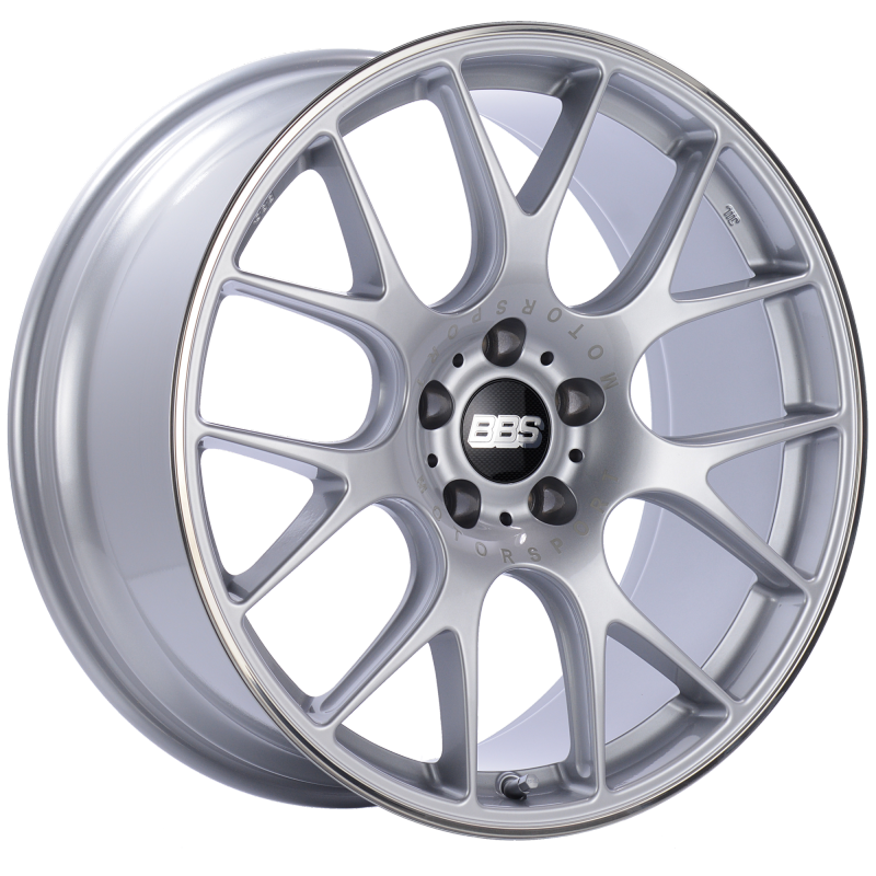 BBS CH-R 20x9 5x115 ET24 Diamond Silver Polished Rim Protector Wheel -82mm PFS/Clip Required CH115DSPO