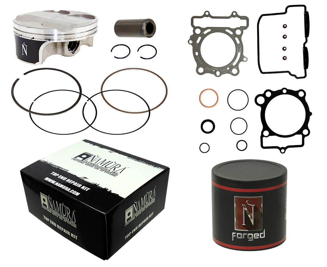 NAMURATop End Kit Forged 76.97/+0.01 13.8:1 KawFX-20033-BK