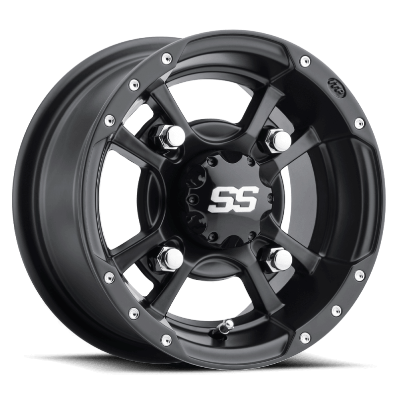 ITP SS 112 9x8 / 4x115 BP / 3+5 Offset Black Wheel 0928386536B