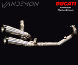 Vandemon Ducati XDiavel & Diavel S 1260 Vandemon Titanium Exhaust System 2016-22 SKU: DUCDVLTITANEXHA